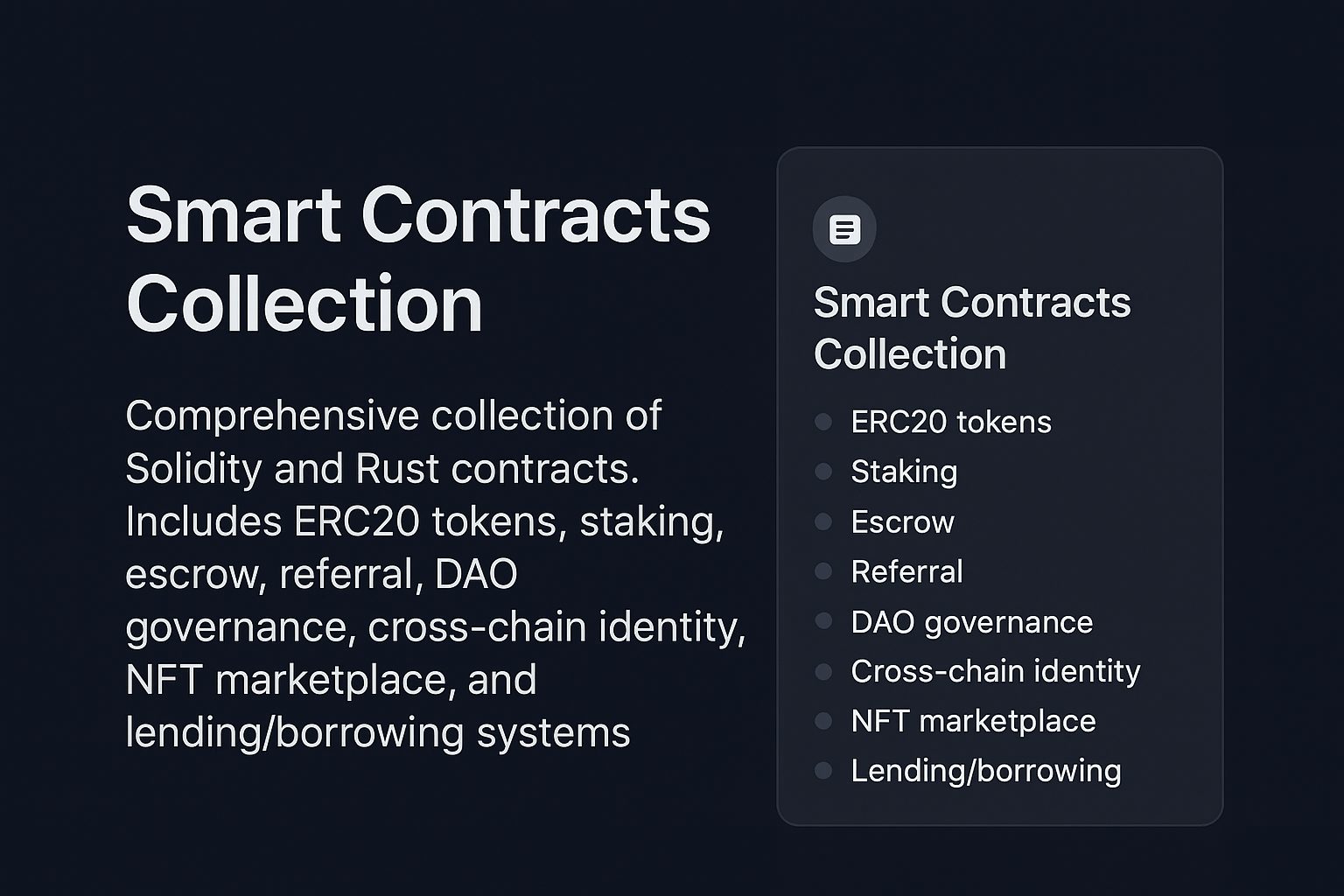 Smart Contracts Collection